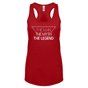 The Man the Myth the Legend Womens Racerback Tank Top