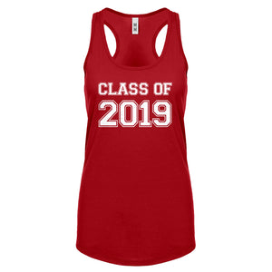 Racerback Class of 2019 Womens Tank Top