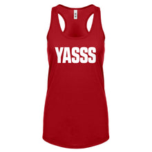 Racerback Yasss Womens Tank Top
