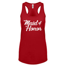 Racerback Maid of Honor Womens Tank Top