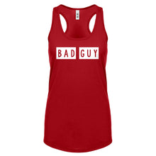 Bad Guy Womens Racerback Tank Top