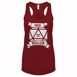 High Roller Womens Racerback Tank Top