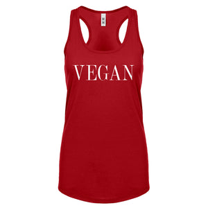 Racerback Vegan Vogue Womens Tank Top