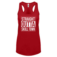 Straight Outta Skull Town Womens Racerback Tank Top