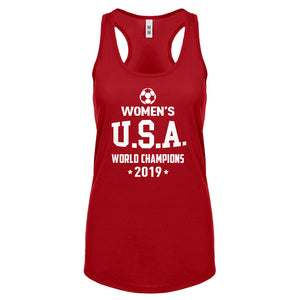 World Soccer Champs 2019 Womens Racerback Tank Top