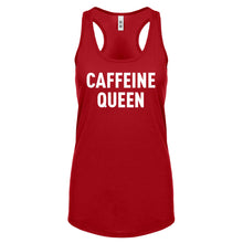 Racerback Caffeine Queen Womens Tank Top