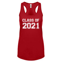 Racerback Class of 2021 Womens Tank Top