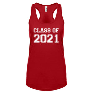 Racerback Class of 2021 Womens Tank Top