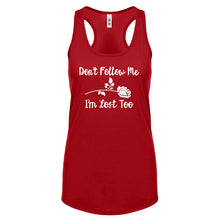 Racerback I'm Lost Too Womens Tank Top