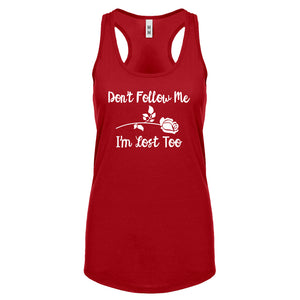 Racerback I'm Lost Too Womens Tank Top