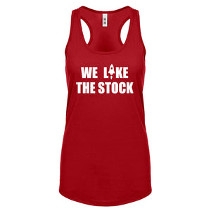 WE LIKE THE STOCK Womens Racerback Tank Top