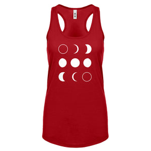 Racerback Moon Phases Womens Tank Top
