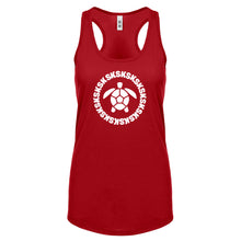 Turtle Sksksk Womens Racerback Tank Top