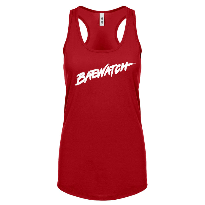 Racerback Baewatch Womens Tank Top