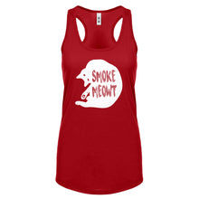 Racerback Smoke Meowt Womens Tank Top