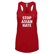 STOP ASIAN HATE Womens Racerback Tank Top