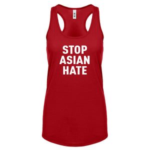 STOP ASIAN HATE Womens Racerback Tank Top