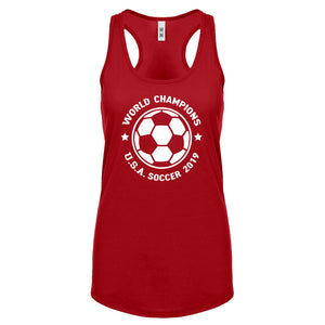 Women's World Cup Champions Womens Racerback Tank Top