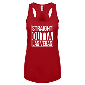 Straight Outta Las Vegas Womens Racerback Tank Top