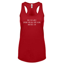 Once in a While Womens Racerback Tank Top