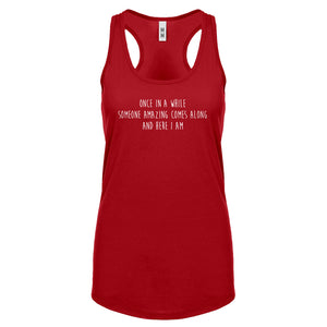 Once in a While Womens Racerback Tank Top