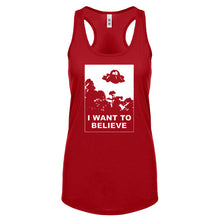 I Want to Believe, Morty Womens Racerback Tank Top