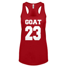 Racerback Goat 23 Womens Tank Top