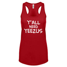 Racerback Yall Need Yeezus Womens Tank Top