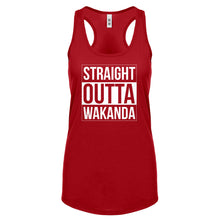 Racerback Straight Outta Wakanda Womens Tank Top
