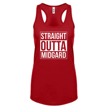 Racerback Straight Outta Midgard Womens Tank Top