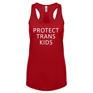 Protect Trans Kids Womens Racerback Tank Top