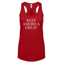 Keep America Great Womens Racerback Tank Top