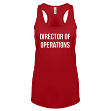 Director of Operations Womens Racerback Tank Top