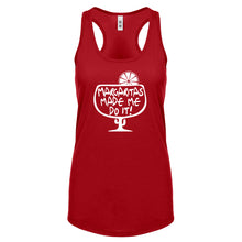 Racerback Margaritas Made Me Do It Womens Tank Top