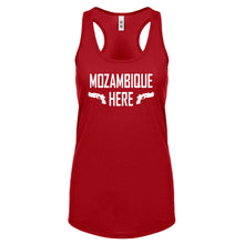 Mozambique Here Womens Racerback Tank Top