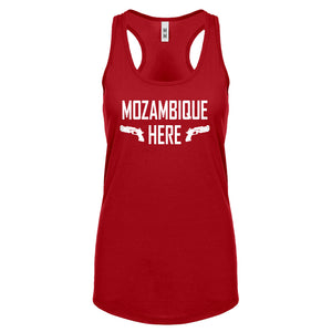 Mozambique Here Womens Racerback Tank Top
