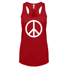 Peace Womens Racerback Tank Top