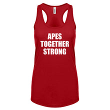 APES TOGETHER STRONG Womens Racerback Tank Top