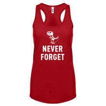 Racerback Never Forget Womens Tank Top
