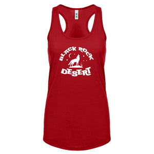 Black Rock Desert Womens Racerback Tank Top