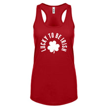 Racerback Lucky to be Irish Womens Tank Top