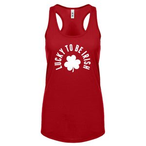 Racerback Lucky to be Irish Womens Tank Top