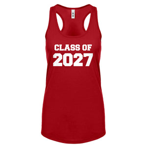 Class of 2027 Womens Racerback Tank Top