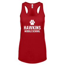 Hawkins Middle School Womens Racerback Tank Top