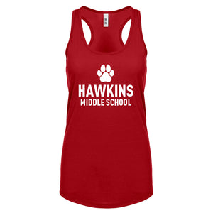 Hawkins Middle School Womens Racerback Tank Top