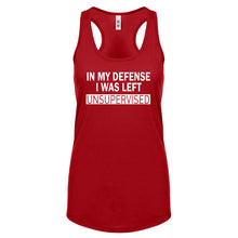 Racerback In My Defense Womens Tank Top