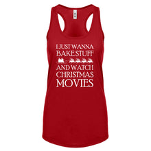 Bake Stuff, Christmas Movies Womens Racerback Tank Top