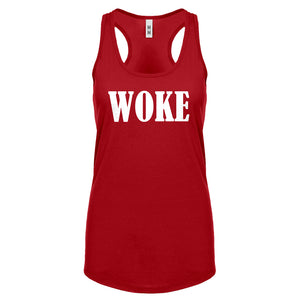 Woke Womens Racerback Tank Top