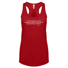 Governed by your Inferiors Womens Racerback Tank Top