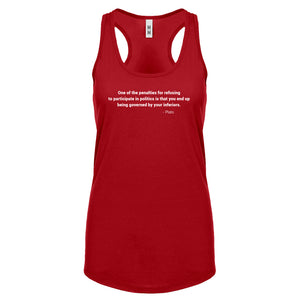 Governed by your Inferiors Womens Racerback Tank Top